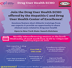 Drug User Health ECHO Call for Participants